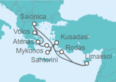 Itinerario del Crucero Islas Griegas, Chipre y Turquía - Celebrity Cruises