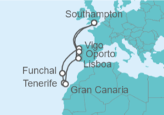 Itinerario del Crucero Islas Canarias - Celebrity Cruises