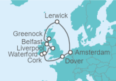 Itinerario del Crucero Reino Unido - Celebrity Cruises