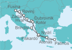 Itinerario del Crucero Islas Griegas, Croacia e Italia - Explora Journeys