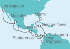 Itinerario del Crucero Colombia, Canal de Panamá y Costa Rica - Celebrity Cruises