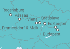 Itinerario del Crucero Danubio Clásico I con Baviera - Panavision