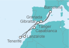 Itinerario del Crucero Islas Canarias - Explora Journeys