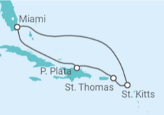 Itinerario del Crucero Islas Vírgenes - EEUU - Celebrity Cruises