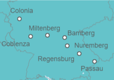 Itinerario del Crucero Sinfonia Rhin y Danubio - De Passau a Colonia - Panavision