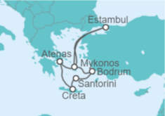 Itinerario del Crucero La Grecia que no te esperas - Costa Cruceros