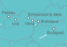 Itinerario del Crucero Rapsodia del Danubio - Panavision