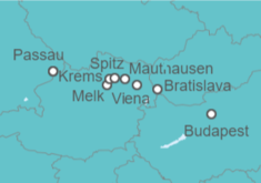 Itinerario del Crucero Cuarteto del Danubio con Viena  - Riverside