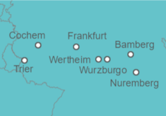 Itinerario del Crucero De Nuremberg a Trier - Riverside