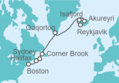 Itinerario del Crucero Islandia, Canadá - Celebrity Cruises