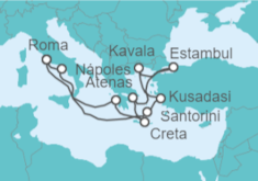 Itinerario del Crucero Grecia, Turquía e Italia - Carnival Cruise Line