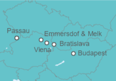 Itinerario del Crucero Danubio crucero Fin de Año - Panavision