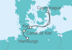 Itinerario del Crucero Dinamarca - Hapag-Lloyd Cruises