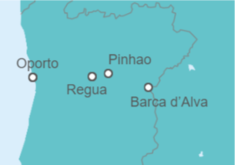 Itinerario del Crucero Portugal - AmaWaterways