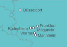 Itinerario del Crucero De Düsseldorf a Frankfurt  - Riverside