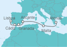 Itinerario del Crucero Malta y Alicante - NCL Norwegian Cruise Line