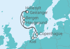 Itinerario del Crucero Dinamarca, Noruega, Alemania - todo incluido. - Costa Cruceros