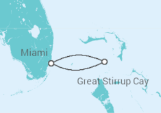 Itinerario del Crucero Bahamas: Great Stirrup Cay - NCL Norwegian Cruise Line