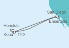 Itinerario del Crucero Hawai - Holland America Line