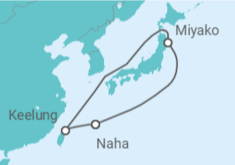 Itinerario del Crucero Taiwán - MSC Cruceros