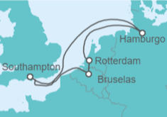 Itinerario del Crucero Bélgica, Holanda, Alemania - Cunard