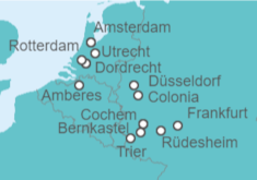Itinerario del Crucero Holanda, Alemania - Riverside