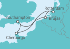 Itinerario del Crucero Bélgica, Holanda, Francia - MSC Cruceros