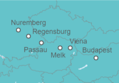 Itinerario del Crucero Hungría, Austria, Alemania - AmaWaterways