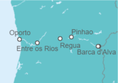 Itinerario del Crucero Desde Vega de Terrón (Salamanca) a Oporto (Portugal) - AmaWaterways