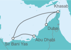 Itinerario del Crucero Emiratos Árabes - Celestyal Cruises