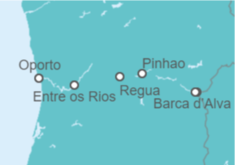 Itinerario del Crucero Desde Vega de Terrón (Salamanca) a Oporto (Portugal) - AmaWaterways
