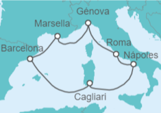Itinerario del Crucero Un mar, mil historias - Costa Cruceros