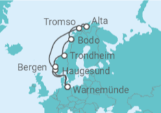 Itinerario del Crucero Noruega - MSC Cruceros