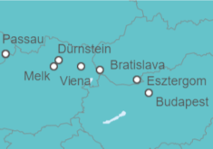 Itinerario del Crucero Danubio azul Exclusivo - Panavision