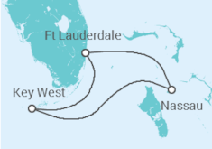 Itinerario del Crucero Estados Unidos (EE.UU.), Bahamas - Celebrity Cruises