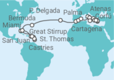 Itinerario del Crucero Desde Miami (EEUU) a Pireo (Atenas) - Oceania Cruises