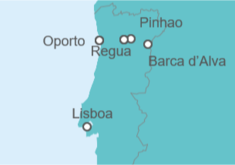 Itinerario del Crucero Desde Lisboa a Oporto (Portugal) - AmaWaterways