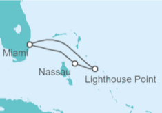 Itinerario del Crucero Bahamas - Disney Cruise Line