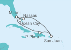 Itinerario del Crucero Bahamas, Puerto Rico, Estados Unidos (EE.UU.) - MSC Cruceros