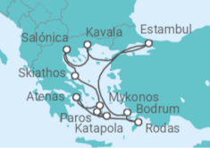 Itinerario del Crucero Grecia, Turquía - Explora Journeys