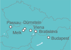 Itinerario del Crucero Danubio Imperial - Crucemundo
