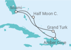 Itinerario del Crucero Bahamas desde Miami  - Carnival Cruise Line