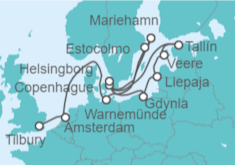 Itinerario del Crucero Polonia, Estonia, Suecia, Alemania, Holanda - Oceania Cruises