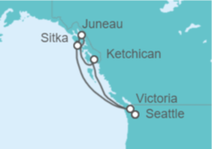 Itinerario del Crucero Alaska - Oceania Cruises