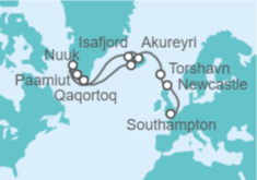 Itinerario del Crucero Reino Unido, Islandia y Groenlandia - Regent Seven Seas