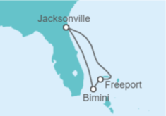 Itinerario del Crucero Bahamas desde Florida  - Carnival Cruise Line