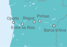Itinerario del Crucero Portugal - AmaWaterways