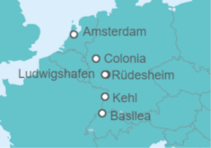 Itinerario del Crucero Holanda, Alemania, Suiza - AmaWaterways
