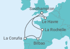 Itinerario del Crucero Perlas del Atlántico - Royal Caribbean