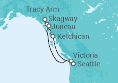 Itinerario del Crucero Alaska - Carnival Cruise Line